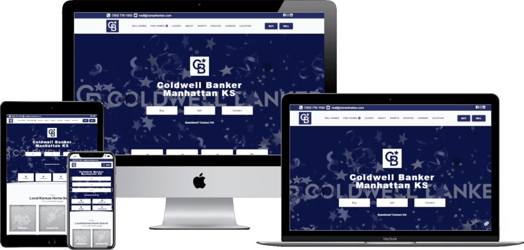Coldwell Banker Website Design Mockup