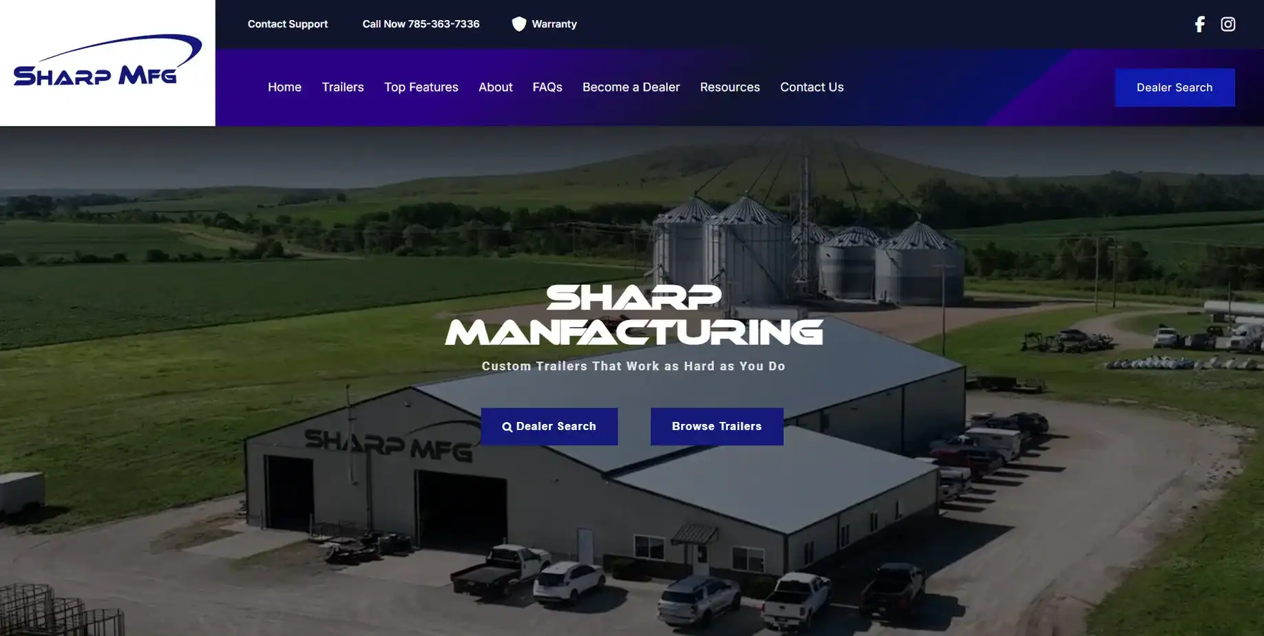 Sharp Manufacturing Website
